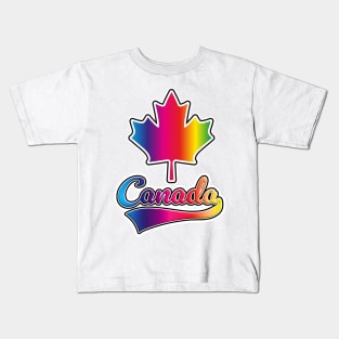 Rainbow Canada Kids T-Shirt